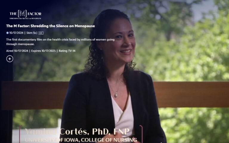 Dr. Cortez on PBS Show "The M Factor"